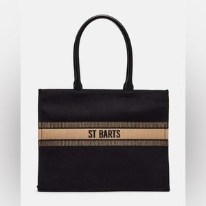 STEVE MADDEN ST BARTS Knox Tote Black Multi